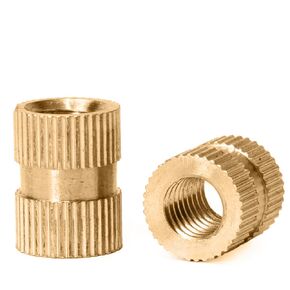 غسالات Qinlu-M2 M2.5 M3 M4 M5 M6 M8 M10 الصلبة النحاس النقي النحاس متري موضوع حقن صب Knurl إدراج الجوز Nutsert جزءا لا يتجزأ من، لإصلاح المصانع (الطول 16 مم، M6 (OD 8.3 مم) × 10 قطع) in Kuwait