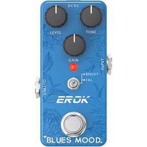 دواسة EROK BLUES MOOD Overdrive - نغمة على طراز البلوز مع استجابة تردد واسعة، تجاوز حقيقي - مثالية للاعبي البلوز in Kuwait
