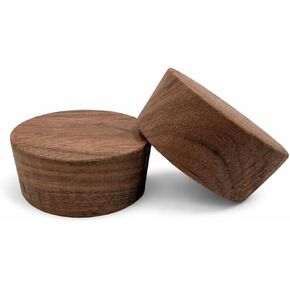 2 بوصة من خشب الجوز، سدادة من الخشب الصلب المدبب الناعم لشيخوخة البيرة والنبيذ والويسكي وبراميل الزينة، مظهر ممتاز، صنع في الولايات المتحدة الأمريكية | ورشة بلسم بوينت (5 عبوات) in Kuwait