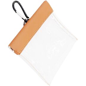 1 PCS Golf Tee Pouch Bag with Clip Transparent Golf Tees and Balls Storage for Men and Women in Kuwait