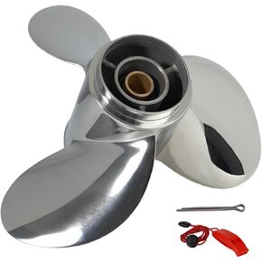 10 1/4X13 Stainless Propeller for Tohatsu/Nissan 25HP/30HP Outboards Propeller 10 Spline Tooth,RH in Kuwait