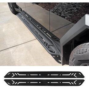 2Pcs Running Boards for Cybertruck Side Steps New Upgrade Cybertruck Exterior Brackets Nerf Bars Fit for Cybertruck Door Steps for Tesla Cybertruck Accessories 2024-2025 in Kuwait