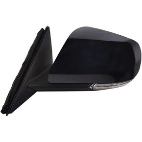 LED Car Rear View Mirror Assy Compatible with Cadillac ATS ATSL 2014-2018 Auto Turn Signal Light Side Heated Mirrors Cover Cap Glass Lens(Color:15 Wire Left-02) in Saudi Arabia