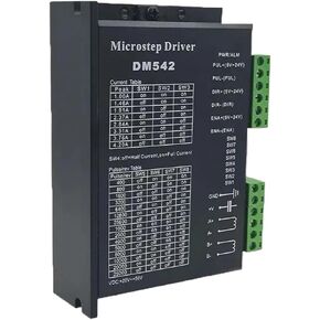 Stepper Motor Driver Two-Phase Stepper Motor Driver DM542 Power Supply Voltage 20-50V DC 2H Output 1.0-4.2A Current Suitable for 42 57 Suitable for Stepper Motors in Kuwait