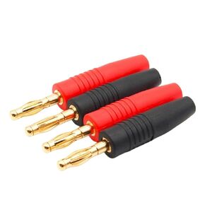 Fengpeng 4 قطع 4 مم مقابس مطلية بالذهب كابل مكبر صوت موسيقي سلك دبوس موصلات قابس الموز in Kuwait
