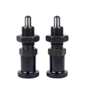 Speherical Shape Carbon Steel Black Oxide Indexing Plungers with Lock Nuts 1Pcs(VCN210-BK-M8-S) in Kuwait