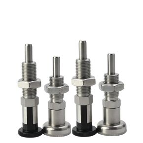 M16 8-18/10-18/8-20 QX243 Retractable Indexing Plunger Aluminum/Stainless Steel Stainless Body 1Pcs(QX243-CNK-M16-8-18) in Kuwait