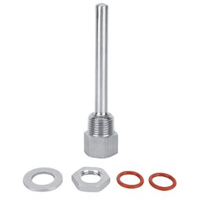 Rengue 4 بوصة الفولاذ المقاوم للصدأ Thermowell عدة تخمير الملحقات البيرة تركيب ميزان الحرارة حامي للطهي الصرف الصحي التطبيق الهيدروليكي in Kuwait