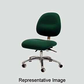 Adjustable 19-25.5" 4000 Series ESD Low Bench Height Chair Navy Fabric, Casters, Footring in Saudi Arabia