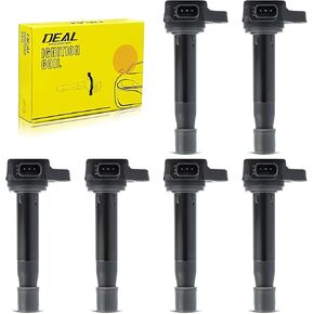 DEAL Ignition Coil Pack, Compatible with Honda Accord Odyssey Acura CL TL RL 3.0L 3.2L 3.5L V6 Replace# UF488 UF242 UF412, Pack of 6 in Saudi Arabia