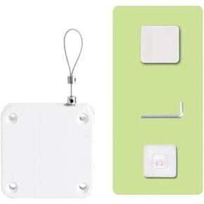 جهاز تلسكوبي أقرب للباب بدون ثقب، دعامة إيقاف سطحية قابلة للتعديل للإغلاق (أبيض) in Kuwait