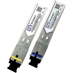 T1310 / R1550nm جيجابت وحدة بصرية أحادية الوضع BIDI SFP SC واجهة 5 كجم اتصالات نقل إشارة الألياف in Kuwait