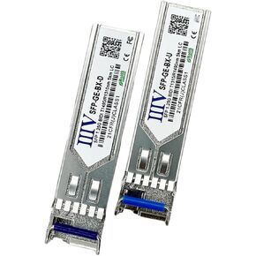 زوج من T1310 / R1490nm، T1310 / R1550nm Gigabit وحدة بصرية أحادية الوضع BIDI SFP LC واجهة نقل إشارة اتصالات الألياف 5 كم (T1310 / R1490nm) in Kuwait