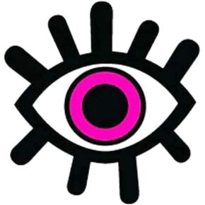 Evil Eye Ball Sequin Bumper Sticker Vinyl Tattoo Embroidered Amulet Believe Waterproof Decal Symbol Sign Motorcycle Luggage Laptop Notebook Water Bottle Halloween Cooler Scrapbook Gift in Saudi Arabia