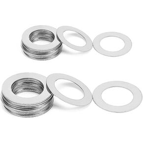 Washers,Flat Washer, Lock washers 50pcs DIN988 Ultra Thin Gasket, Thickness 0.5mm Precision Adjusting, M6 M7 M8 Washers for Screws(M6x12) in Kuwait