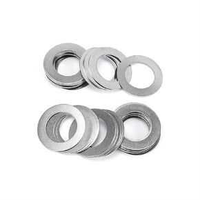 Washers,Flat Washer, Lock washers 10pcs Ultra Thin Flat Washer, Thickness 1mm Stainless Steel Adjusting Shim Gasket, OD 13-40mm Assortment Kit(M15x21) in Kuwait