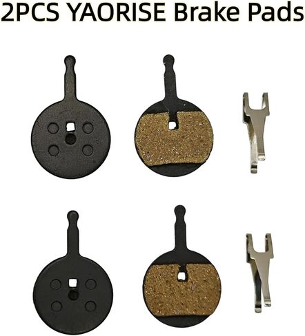 2PCS Resin E-Bike Brake Pads for Jetson Bolt Pro/DYU D1F D2F D3F Electric Bike, Whisper-Quiet & Low-Dust, Front Rear Dics Brake Pads, Ebike Replacement Parts Accessories in Kuwait