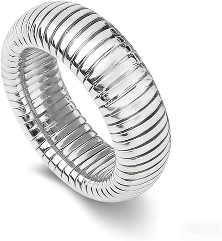 خاتم قبة مضلع مطلي بالذهب 18 قيراط، خاتم بسيط متعدد الاستخدامات، خواتم متراصة عصرية للنساء والرجال مقاس من 6 إلى 8 in Kuwait