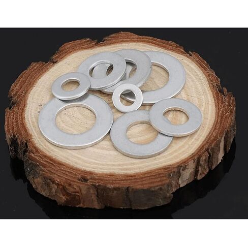 Qinlu-غسالات ألومنيوم حشية سمك M3 M4 M5 M6 M8 M10 M12 M14 M16 M18 M20 M22 M24 حلقات إغلاق معدنية مسطحة من الألومنيوم لإصلاح المصانع (M20X26X1.5 مم (5 قطع)) in Kuwait