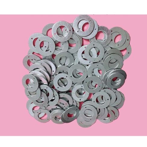 غسالات كينلو 100 قطعة حشوات ألومنيوم 23 * 12 * 1 ملم / 19 * 12 * 1 ملم، لإصلاح المصانع (19x12x1 ملم) in Kuwait