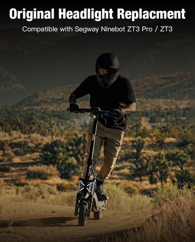 ملحق المصباح الأمامي لسكوتر stio متوافق مع Ninebot من Segway ZT3 Pro Kickscooter 12V 4W استبدال ضوء LED الأمامي ZT3 الملحقات الأصلية in Saudi Arabia