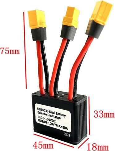 Dual Battery Pack Switch Balancer Double Battery Discharge Converter for E-Bike 500W 10-100V DC Input Max 30 Amps Generation II in Saudi Arabia