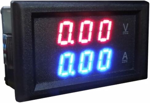 1PCS DC 100V /100A Sensor LED Digital Voltmeter(Red-Blue) in Saudi Arabia