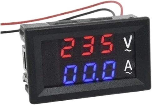 1 قطعة 0.56 بوصة الفولتميتر الرقمي + محول (التيار المتناوب 0.00-9.99A) in Saudi Arabia