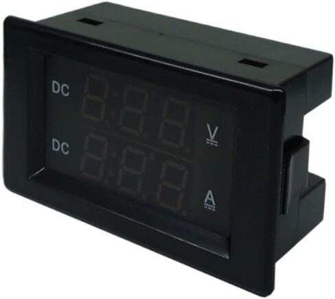 1PCS DC 100V 5A Voltage and Current Meter with Sensor 0.39 Inch LED Digital(White) in Saudi Arabia