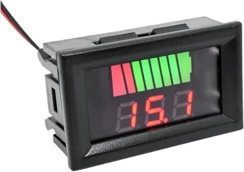 1PCS Digital Voltmeter 12V 24V 72V 84V Tester(Normal Blue,12-60V) in Saudi Arabia