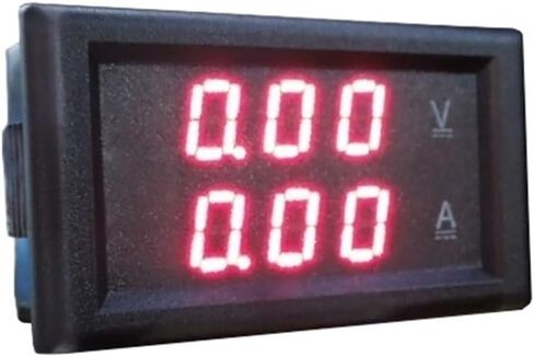 1PCS LED Digital Voltmeter DC 100V-600V 5A Transformer 10A CT(DC600V (Red-Blue)) in Saudi Arabia