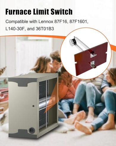 ترقية مفتاح حد الفرن 87F16 المتوافق مع Lennox L140-30F 87F1601 L140F-40 36T01B3 in Saudi Arabia
