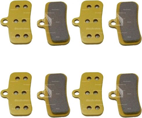 4 Pairs of Sintered Pads Compatible with Tektro 4 Piston Caliper (4 Pot) Disc Brakes Q13RS Q10RS HD-E745 HD-T745 HD-E741 HD-T741 HD-E740 HD-T740 HD-T737 in Kuwait