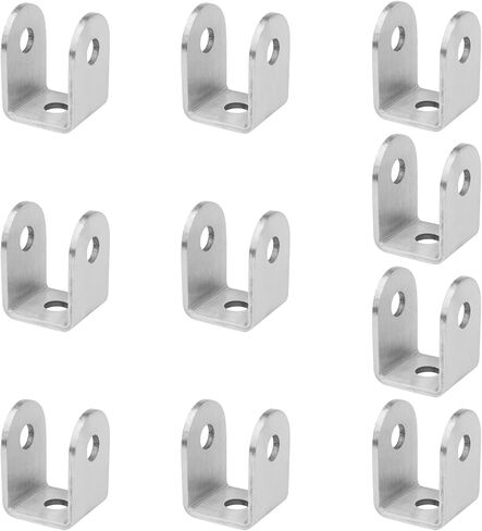 GBGS 10 Pcs U Bracket for 1" Panel,Bracket Stamped 304 Stainless Steel,2.8 mm Thick in Saudi Arabia