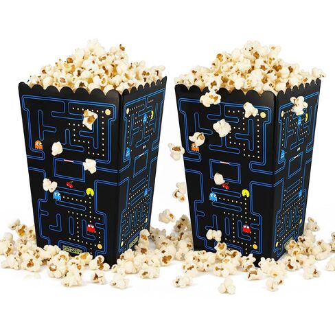 PAC-MAN Maze Popcorn Storage Bucket Containers, Set of 2 | 8.5 Inches Tall in Saudi Arabia