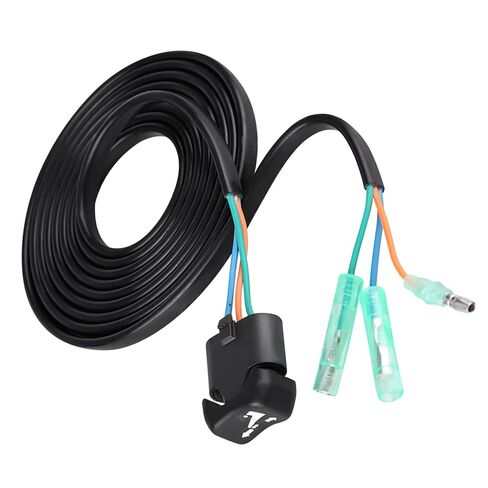 CHICIRIS Fit for 704 Trim & Tilt Switch Assembly Premium Quality for Easy Installation Compatible Fit for 704 Single Engine Control Handle, Black Material, 2.2m Cable Length in Saudi Arabia