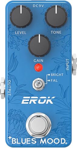 دواسة EROK BLUES MOOD Overdrive - نغمة على طراز البلوز مع استجابة تردد واسعة، تجاوز حقيقي - مثالية للاعبي البلوز in Kuwait