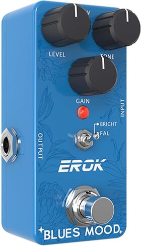 دواسة EROK BLUES MOOD Overdrive - نغمة على طراز البلوز مع استجابة تردد واسعة، تجاوز حقيقي - مثالية للاعبي البلوز in Kuwait