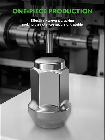 AUTOPTIM M12X1.5 OEM Lug Nuts - Replacement for Honda Accord Civic HR-V Element Acura ILX TSX Factory Style Wheel, Radius Mag Seat with Detachable Plastic Washer Tire Lug Nuts in Kuwait