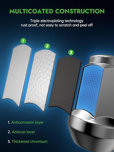 AUTOPTIM M12X1.5 OEM Lug Nuts - Replacement for Honda Accord Civic HR-V Element Acura ILX TSX Factory Style Wheel, Radius Mag Seat with Detachable Plastic Washer Tire Lug Nuts in Kuwait