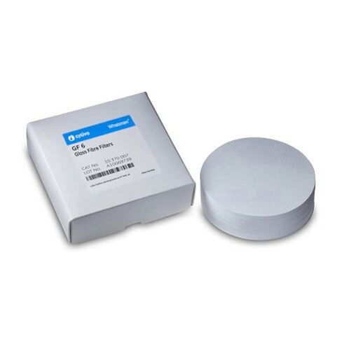 Whatman 10370005 Glass Microfiber Filter with Inorganic Binder, 40 s/100mL Flow Rate, Grade GF 6, 9.0cm Diameter (Pack of 100) in Saudi Arabia