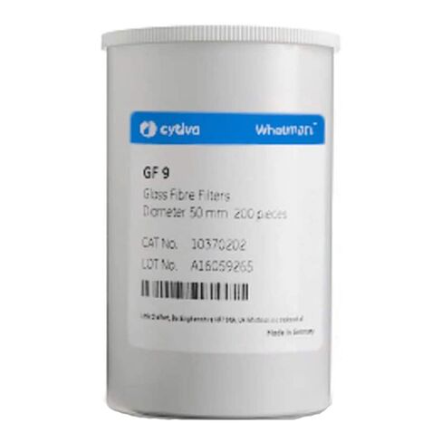 Whatman 10370205 Glass Microfiber Filter with Inorganic Binder, 27 s/100mL Flow Rate, Grade GF 9, 9.0cm Diameter (Pack of 100) in Saudi Arabia