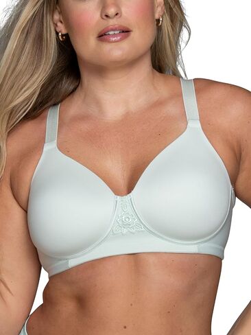 Vanity Fair Women's Full Figure Beauty Back Smoothing Bra, 4-Way Stretch Fabric, Lightly Lined Cups Up to H in Saudi Arabia