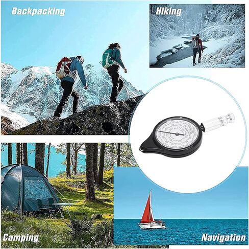 LX3 Map Rangefinder Odometer Multifunction Compass Curvimeter Outdoor Survival Guide for Climbing in Saudi Arabia