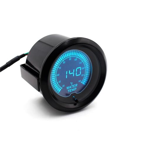 2" 52mm 7 Colors Water Temp Gauge 40-140 Celsius with Sensor in Saudi Arabia
