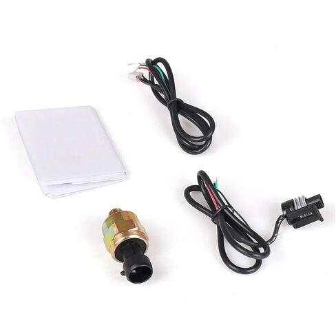 Dual Display Oil Pressure Gauge 7 Colors Led 0-100PSI 2'' 52mm with Stepper Motor Car Meter BX101500 in Saudi Arabia