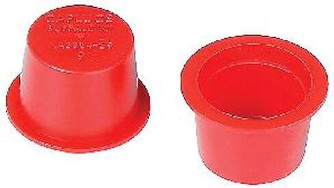 JEGS Vintage-Look Plastic Wheel Plugs | Red | Fits Standard 11/16� Holes | Keeps Out Crud, Wax, Dirt, and Other Contaminants | 25 Per Package in Saudi Arabia