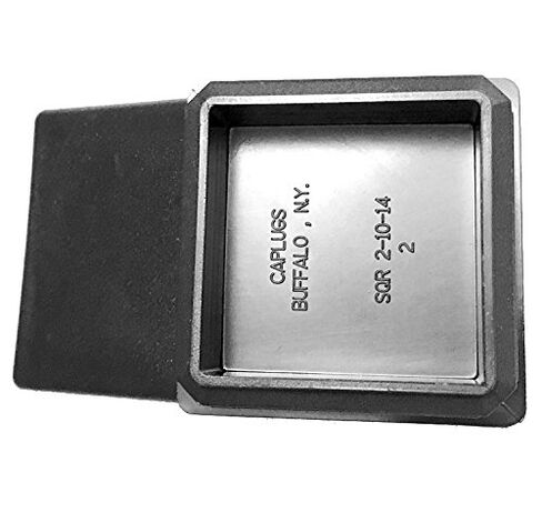 (عبوة من قطعتين) - قابس أنابيب بلاستيكي أسود مربع مقاس 2 بوصة، غطاء طرفي 2 بوصة 2 بوصة × 2 بوصة - 10-14 جيجا (1.74 بوصة - 1.83 بوصة معرف) إدراج غطاء أنبوبي من الصلب لسياج ما بعد الأنبوب | - أغطية نهاية لمعدات اللياقة البدنية in Kuwait