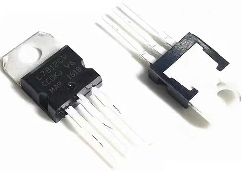 20Pcs Direct-Plug Triode L7812 LM7812 L7812CV Three-Terminal Voltage Regulator 12V TO-220 in Saudi Arabia