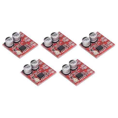Yinhing إليكتريت ميكروفون مكبر للصوت وحدة قابل للتعديل كسب LM386 20-200x DC4V-12V مكبر للصوت مجلس 5 قطعة in Saudi Arabia